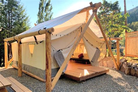 Best camping near nyc at parks and campgrounds. Gorgeous Glamping Tent with a Fire Pit near Umpqua ...