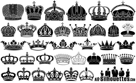 Royal Crown Silhouettes Png Logo Vector Downloads Svg Eps Crown