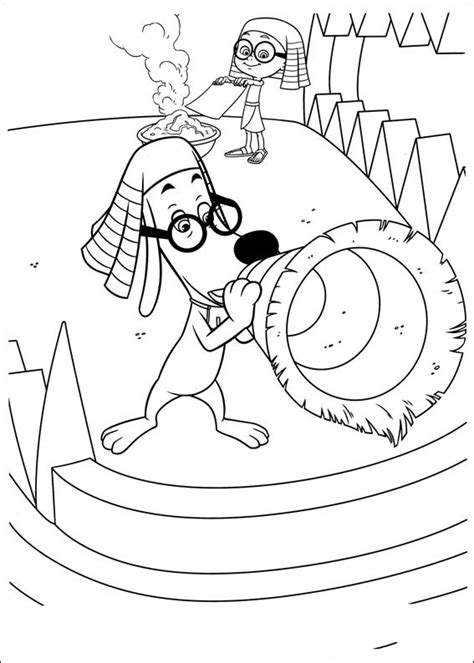 Mr Peabody And Sherman Show Coloring Pages Coloring Pages