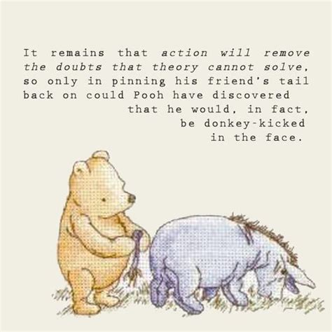 Eeyore is a pessimistic and gloomy old stuffed donkey belonging to christopher robin that first appeared in disneys 1966 theatrical short winnie the pooh and the honey tree. Eeyore Quotes | DONKEY PHILOSOPHY | HUMOR & INTEREST | Winnie the pooh quotes, Eeyore quotes ...