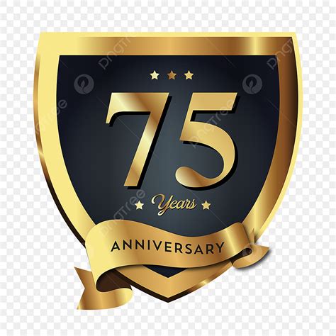 75th Anniversary Vector Art Png 75th Anniversary Badge Logo Icon Logo