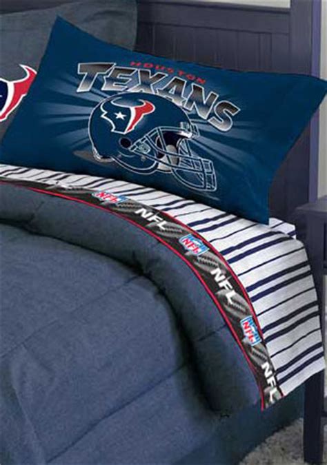 5.0 out of 5 stars 1. Houston Texans Twin Size Pinstripe Sheet Set