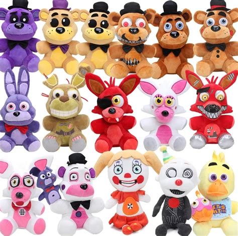 Fnaf Plush Freddy Soft Toys All Characters Five Nights Freddys The
