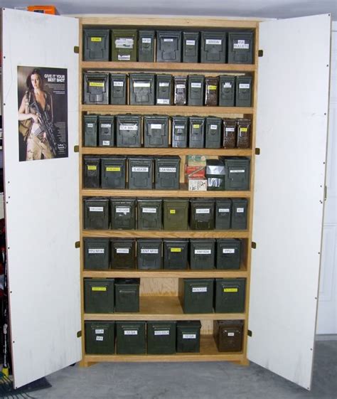 Ammo Storage Cabinet Plans