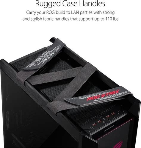 ASUS ROG Strix Helios GX601 RGB Mid Tower Computer Case Up To EATX With