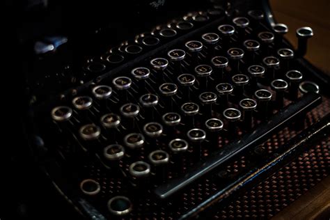 Free Images Vintage Key Black Typewriter Keyboard Close Up