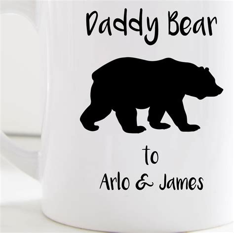 Personalised Daddy Bear Mug By Koko Blossom
