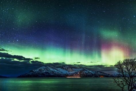 Alaska Aurora Aurora Borealis Northern Lights Nature Sky