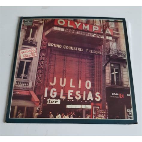 Lp Julio Iglesias En El Olympia Shopee Brasil