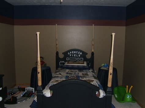 Ballpark Scoreboard Bed Vintage Baseball Room Baseball Room Room
