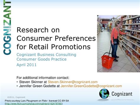 Consumer Preferences For Retail Promotions Cognizant Research Findi