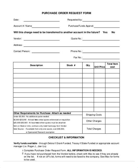 Free 9 Simple Order Forms In Ms Word Pdf