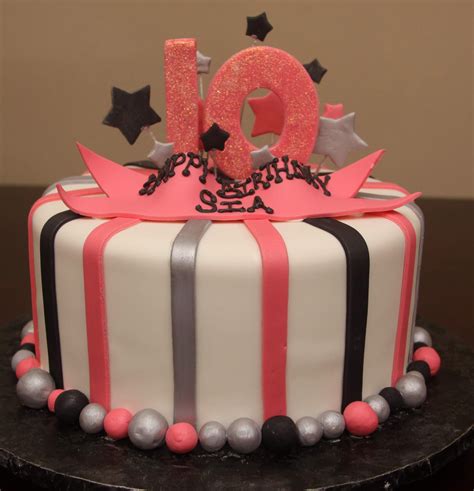 Birthday Cake For 10yr Old Girl — Birthday Cakes 10 Birthday Cake