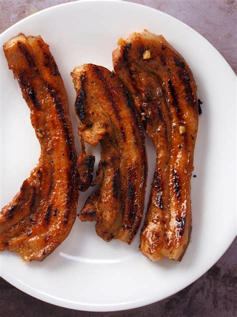 Inihaw Na Liempo Filipino Style Grilled Pork Belly Recipe Pork