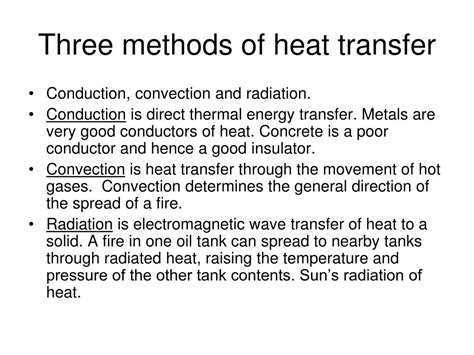 Heat Transfer Three Methods Of Heat Transfer
