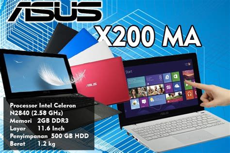 Laptop Asus X Ma Harga Dan Spesifikasi Terbaru Berkatnews Tv