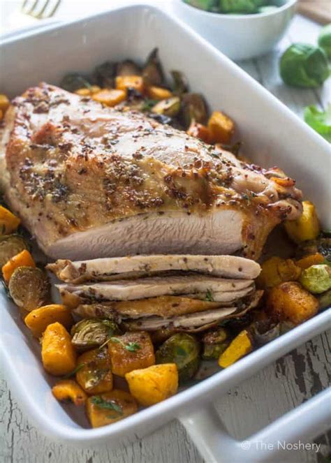58 likes · 60 talking about this. Mustard & Sage Roast Turkey Breast with Fall Vegetables | The Noshery