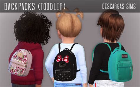 Backpacks Toddler At Descargas Sims Sims 4 Updates