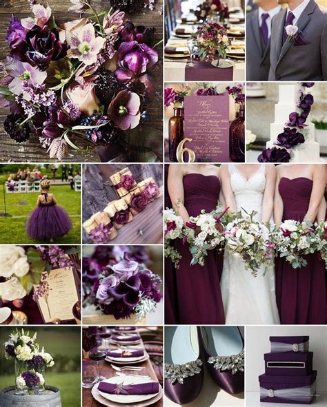 aubergine eggplant wedding colours wedding colors purple purple wedding purple wedding theme