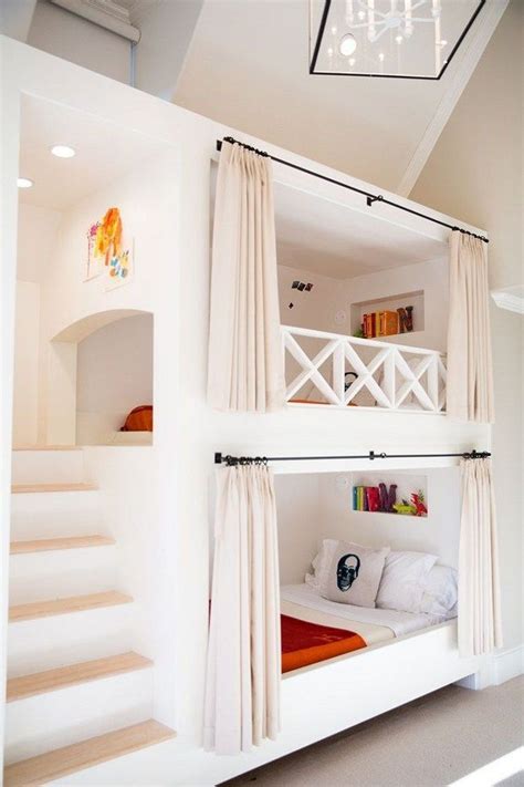 Most Awesome Design Ideas For Four Kids Room 77 Bunk Beds Built In