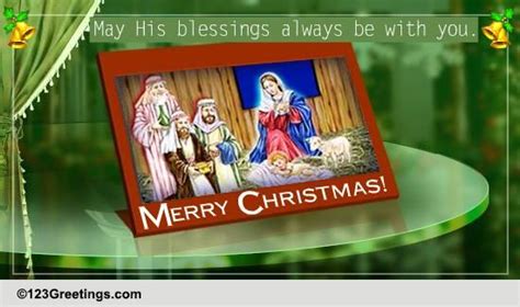 christmas miracle free religious blessings ecards greeting cards 123 greetings