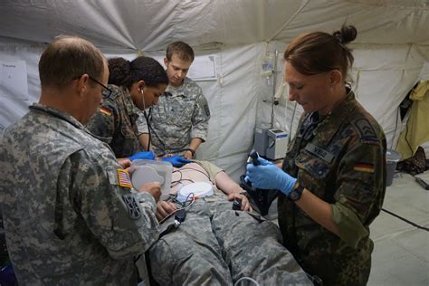 German Army Nurses Integrate With Hospital During Exercise Article