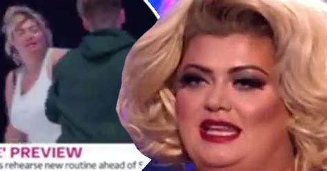 Gemma Collins Challenged By Knee Injury During Dancing On Ice Training