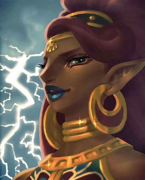 Legend Of Zelda Breath Of The Wild Art Gerudo Champion Lady Urbosa
