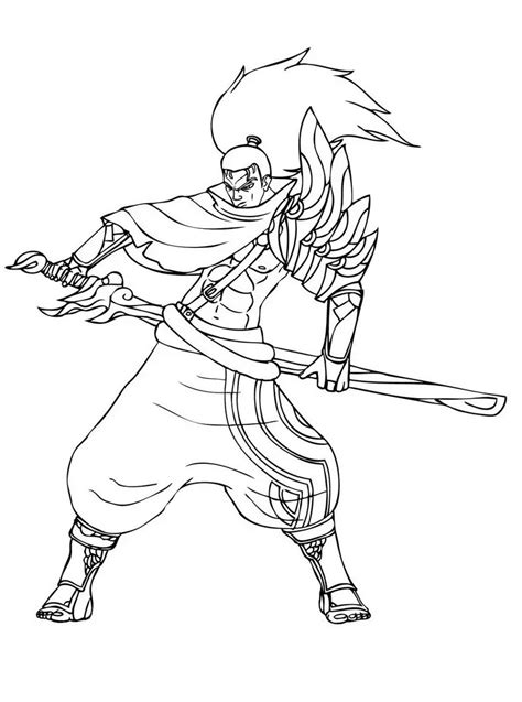 Mobileleague Of Legends Coloring Pages Sketch Coloring Page