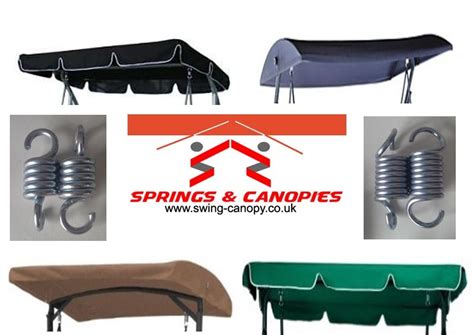 Replacement canopy for garden swing, different sizes, styles & colours 1. Garden swing Spare parts replacement canopy & springs ...