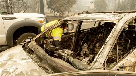 photos deadly camp fire burns through butte county california abc13 houston