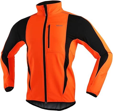Arsuxeo Cycling Jacket Mens Waterproof Windproof Softshell Winter