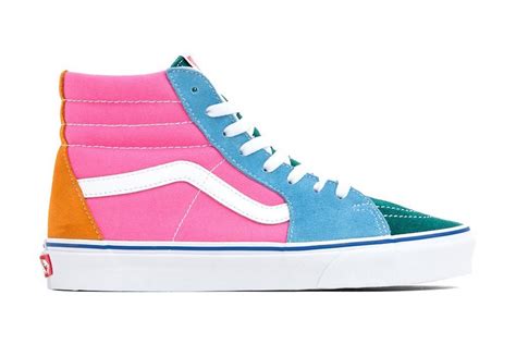 The Vans Sk8 Hi Multicolor Will Add Some Pop To Your Spring Outfit