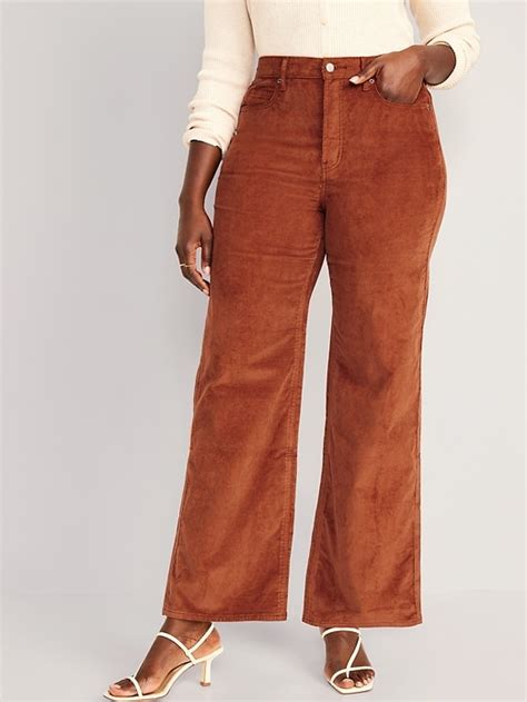 Higher High Waisted Wide Leg Corduroy Pants Old Navy