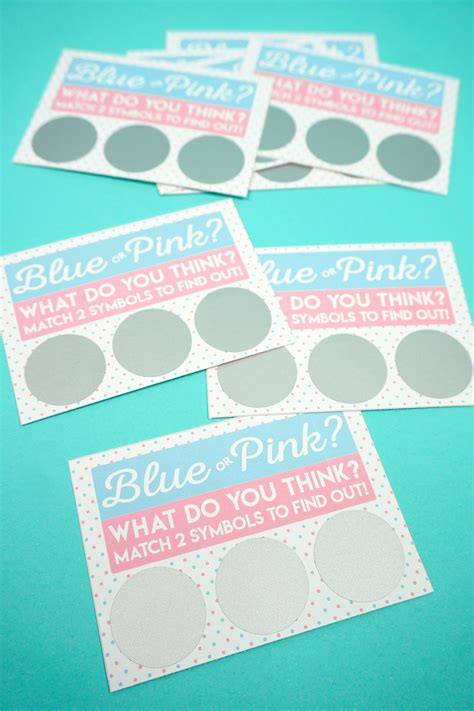 Are you looking for how to make a scratch off card? Free Printable Gender Reveal Scratch-Off Cards - Happiness ...
