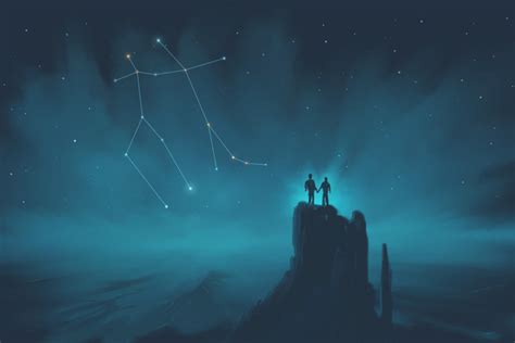 Gemini Constellation Painting Zodiac Set By Shootingstarlogbook On