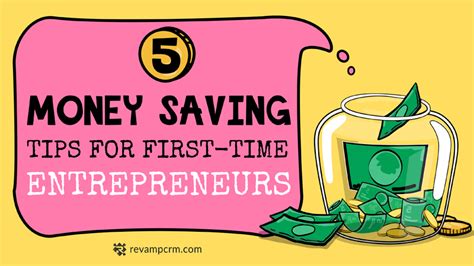5 money saving tips for first time entrepreneurs [infographic] revamp