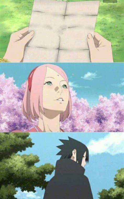 Sasuke Sends Sakura A Letter Meme 2021