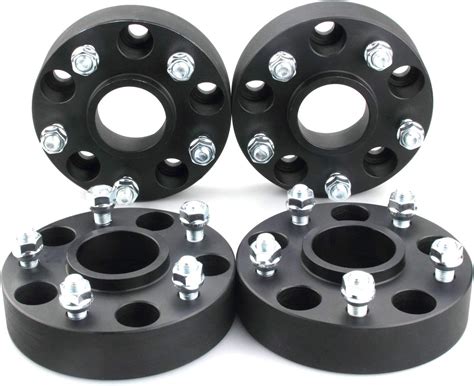Dcvamous 4pc Black 5x5 Hubcentric Wheel Spacers 125 Inch