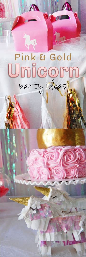 pink and gold unicorn birthday party [by the party girl unicorn birthday parties unicorn