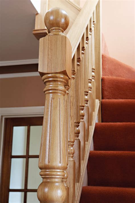 Oak Fluted Staircase Neville Johnson