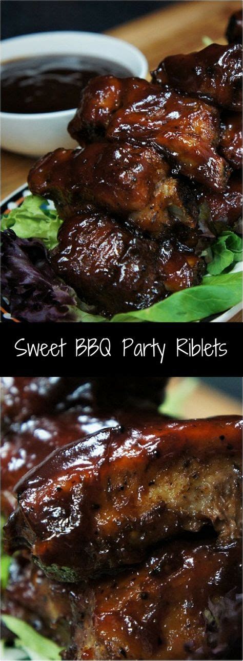 Beef short ribs come from the cut above labeled the short plate. These Sweet BBQ Party Riblets are fall-off-the-bone goodness! | Pork riblets, Pork and beef ...