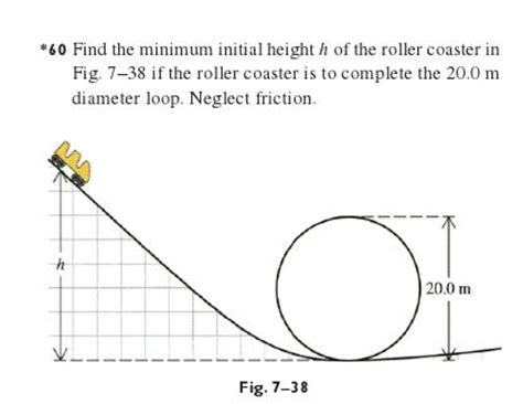 Finding the initial height of a roller-coaster [HELP] | Physics Forums