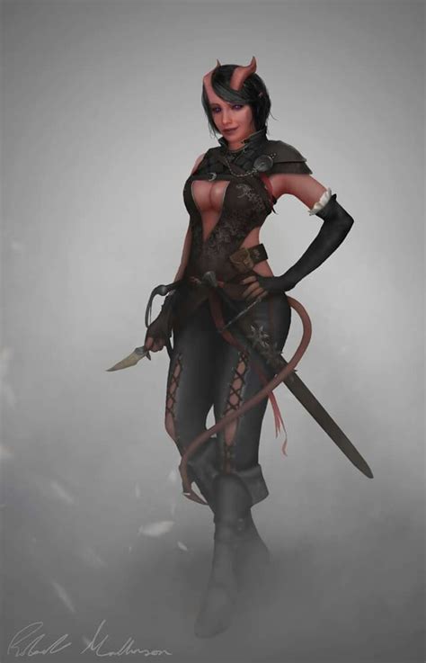 pin by pim prins on pathfinder characters tiefling female rogue character character portraits