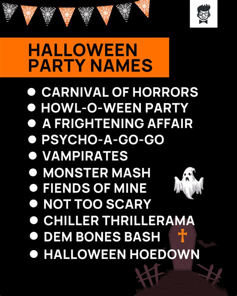 500 Best Halloween Party Names Ideas Generator Examples Thebrandboy