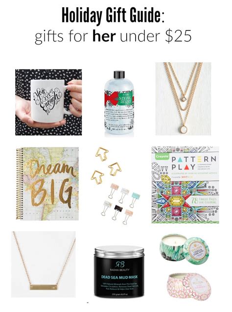 Do you know, she will never ask you, but she will expect a cool christmas gift from her loving husband. Holiday Gift Guide: Gifts for her under $25 - Kristy Denney