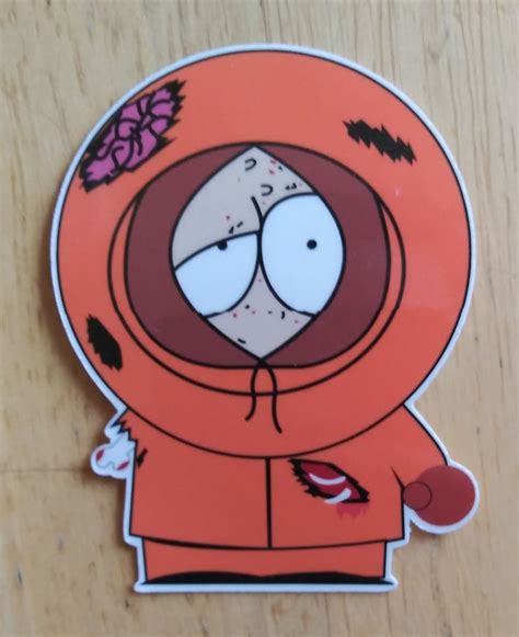 South Park Dead Kenny Sticker Etsy
