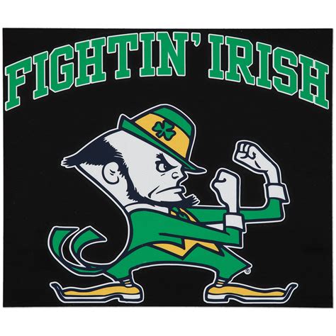 Notre Dame Fighting Irish 12 X 12 Arched Logo Decal