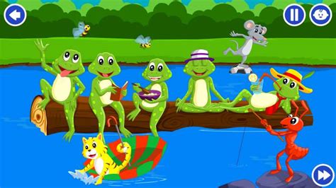 Five Little Speckled Frogs Rhymes Songs For Your Kids Kidloland