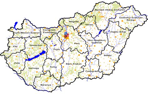 Magyarország megyéi, megye, rányítószám és kerület kijelzése. Megye Térkép | groomania